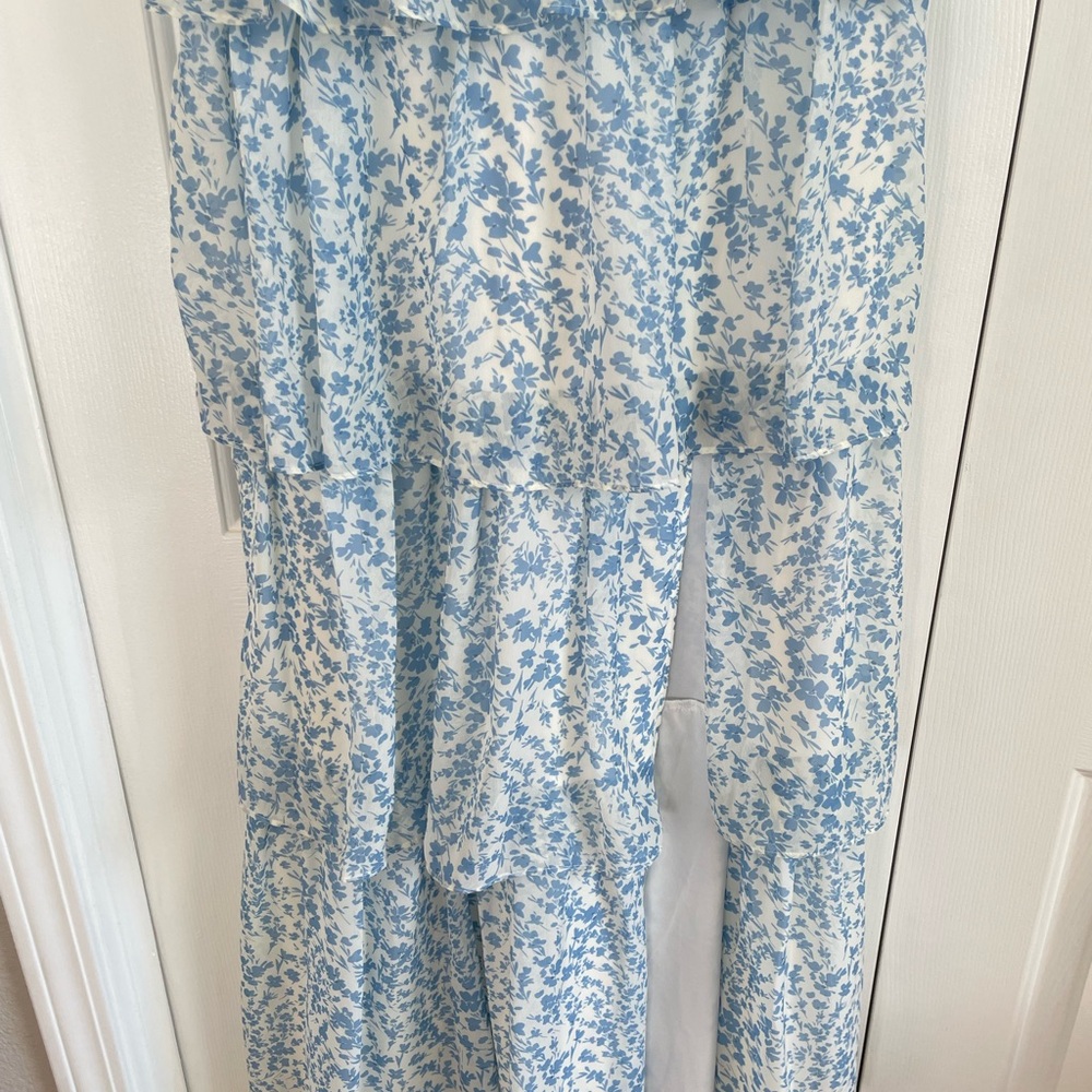 Birdy Grey Lola Blue Dreamy Chiffon Bridesmaid/ Wedding Guest Dress - Picture 4 of 6